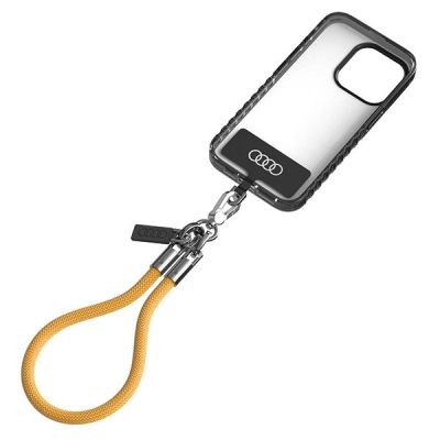 2. Audi Crossbody-Schlüsselband Universal 28 cm x 8 mm – Gelb