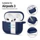 2. Tech-Protect Silikon-Hakenhülle für Apple AirPods 3 – Blau