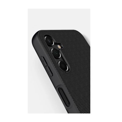 12. Strukturierte Hülle von Nillkin für Samsung Galaxy A14 5G / Galaxy A14, verstärkte Nylonhülle, Schwarz
