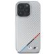 3. BMW M Carbon Tricolor Line MagSafe Hülle für iPhone 16 Pro – grau