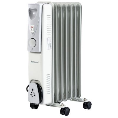 2. Ölradiator Ravanson OH-07 (1500 W; 7 Rippen; Farbe Grau)