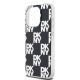 6. DKNY IML Checkered Mono Pattern Hülle für iPhone 15 Pro Max – Schwarz