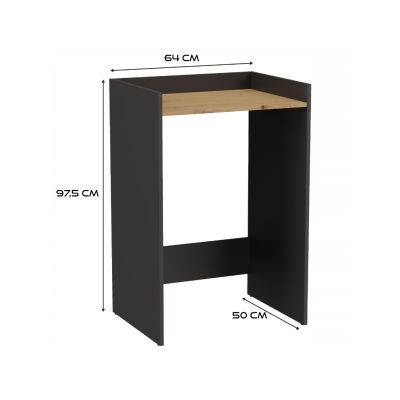 4. POLA Waschmaschinenschrank NP Anthrazit/Artisan