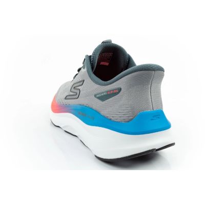 5. Skechers Herren-Sportschuhe, Sneaker Max Run, grau, zum Hineinschlüpfen