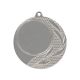 Allgemeine silberfarbene Medaille mit Platz für ein 25-mm-Emblem – Stahlmedaille