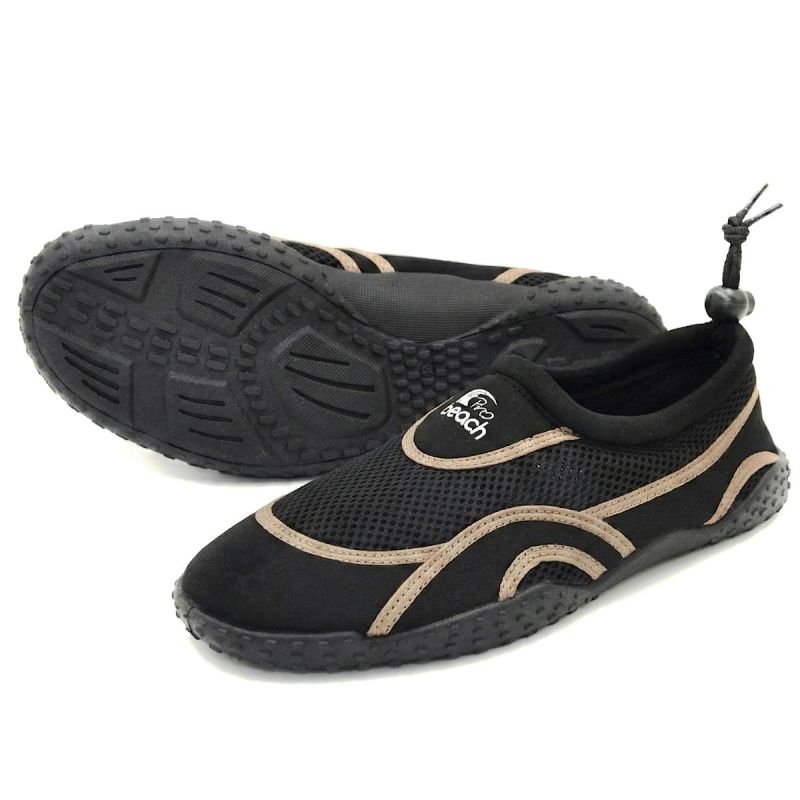 13. Herren-Wasserschuhe, schwarz/beige, XQMAX, Größe 43