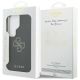 8. Guess Hülle mit genarbtem, großem 4G-Metalllogo für Samsung Galaxy S26 Ultra – Schwarz
