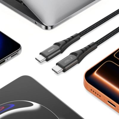 4. Tech-Protect Ultraboost UB11T USB-C / USB-C PD 240W / QC3.0 Kabel 100 cm - Schwarz