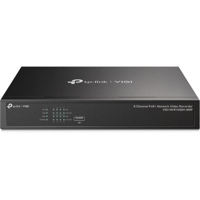 2. TP-Link VIGI NVR1008H-8MP Netzwerk-Videorekorder (NVR) Schwarz