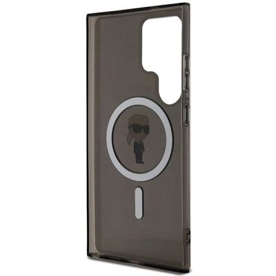 7. Karl Lagerfeld IML Ikonik MagSafe Case für Samsung Galaxy S24 Ultra - Schwarz