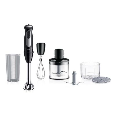 2. Braun Stabmixer für den Hausgebrauch, Edelstahl, 1000 Watt, 25 Geschwindigkeitsstufen, Turbo (0X22111504)