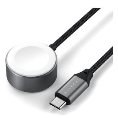 3. Satechi USB-C Schnellladekabel – USB-C-Ladekabel für Apple Watch, 5 W, 20 cm (Space Grau)