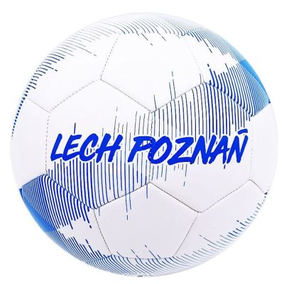2. Weiß-blauer Wappenball von Lech Poznań