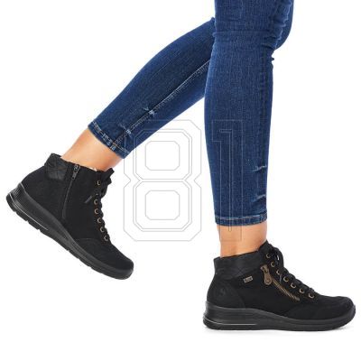 34. Rieker W RKR567 Wasserdichte, isolierte Lederstiefeletten