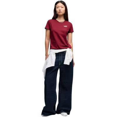 5. Puma Damen ESS Small No. 1 Logo T-Shirt (Braun) 682373 23