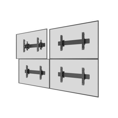 7. Equip Wandhalterung 32"-65"/30kg 1TFT 1Gelenk Push-In-Pop Schwarz