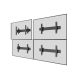7. Equip Wandhalterung 32"-65"/30kg 1TFT 1Gelenk Push-In-Pop Schwarz