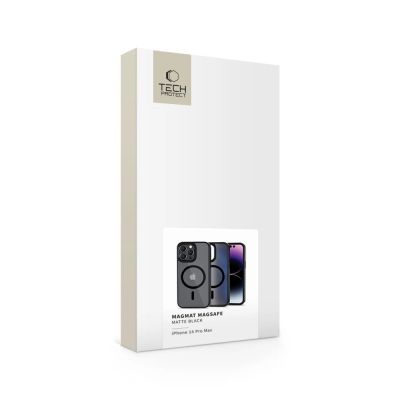 5. Tech-Protect MagMat MagSafe Hülle für iPhone 14 Pro Max – Mattschwarz