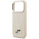 6. Karl Lagerfeld Karl & Choupette Pins MagSafe Hülle für iPhone 17 Pro – Beige