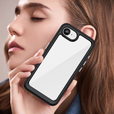 6. Schutzhülle „Outer Space“ für iPhone 16e/17e mit flexiblem Rahmen – Schwarz