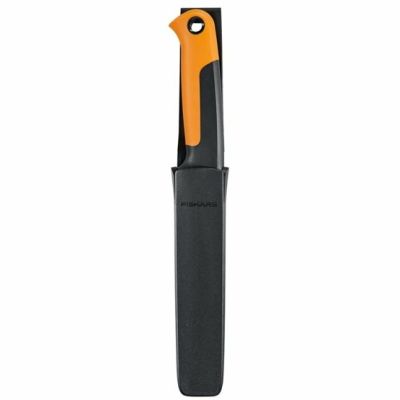 9. Fiskars 1062830 Messer, schwarz/gelb, feststehendes Messer