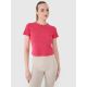 Schmales geripptes Damen-T-Shirt 4F 4FRSS25TTSHF2696-54S