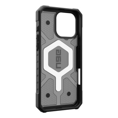6. UAG Pathfinder Clear Magsafe Schutzhülle für iPhone 16 Pro Max, kompatibel mit MagSafe (ash)