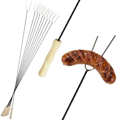 9. Feuergabel-Set, 130 cm, 10 Stück