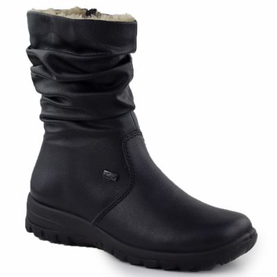 Wasserdichte Damen-Ankle-Boots aus Leder mit Membranisolierung RIEKER Z7171-01