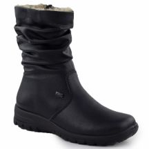 Wasserdichte Damen-Ankle-Boots aus Leder mit Membranisolierung RIEKER Z7171-01