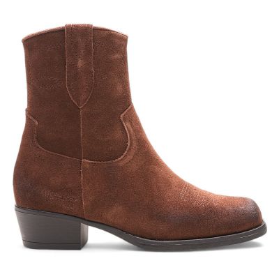16. Braune Damen-Cowboystiefel aus Leder, Sergio Leone BT284-S