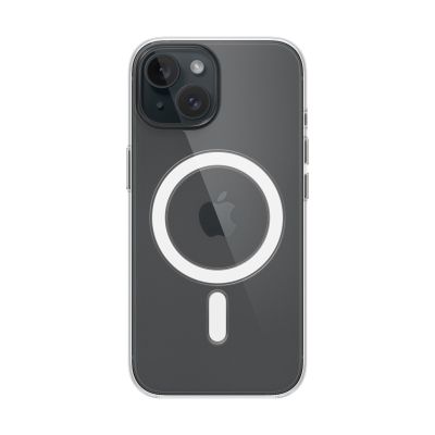 8. Apple - Rückseite für Mobiltelefone - MagSafe-kompatibel - Polycarbonat - Transparent - für iPhone 15 (MXRK3ZM/A)