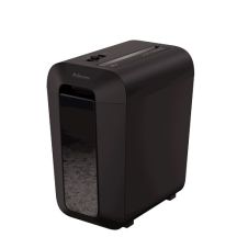 Fellowes LX65 Aktenvernichter mit Kreuzschnitt, 4 cm, Schwarz