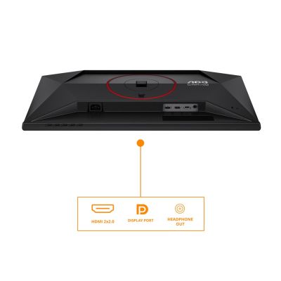 19. AOC G4 25G4ZR Computermonitor 62,2 cm (24,5") 1920 x 1080 px Schwarz, Rot