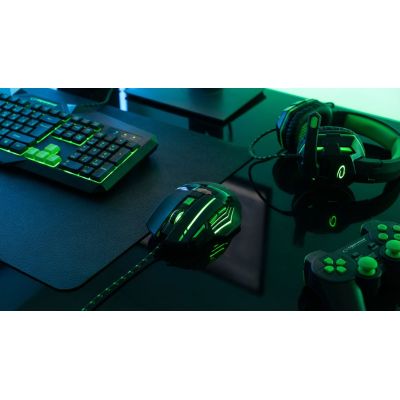 13. Esperanza Wolf EGM201G Computermaus (optisch; 2400 DPI; schwarz)
