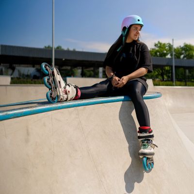 6. Wozinsky M BMX-/Scooter-Helm – Rosa Farbverlauf