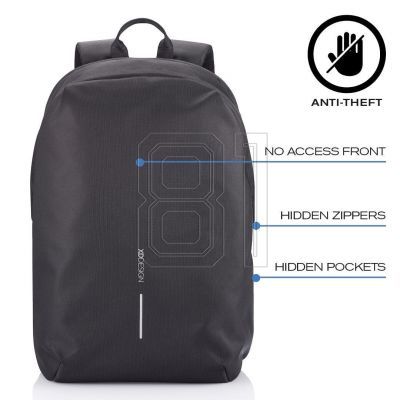 25. XD DESIGN ANTI-DIEBSTAHL-RUCKSACK BOBBY SOFT SCHWARZ P/N: P705.791