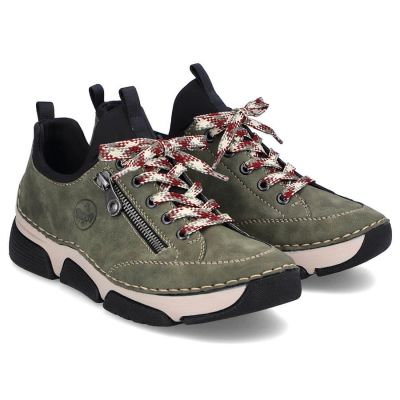 34. Bequeme Rieker W RKR610 grüne Schuhe