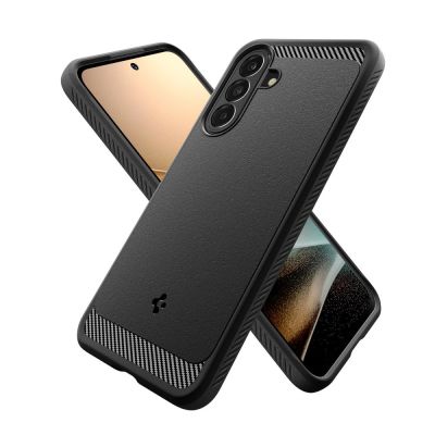4. Spigen Rugged Armor Schutzhülle für Samsung Galaxy A27 5G – Mattschwarz