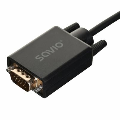 4. SAVIO KABEL DISPLAY-ANSCHLUSS AUF VGA 1,8M CL-203