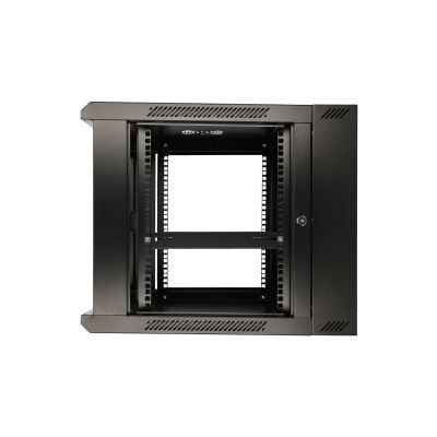 9. Extralink - 19" 12U 600x600 AZH Schwarzer Wandschrank