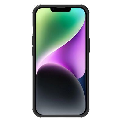 4. Nillkin Super Frosted Shield Pro Magnetische Hülle für iPhone 14 Plus mit MagSafe magnetischem Schwarz