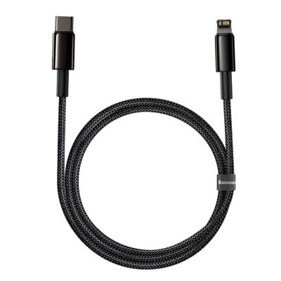 3. Baseus CATLWJ-01 Lightning – USB-C PD-Kabel 20 W 480 Mbit/s 1 m – Schwarz