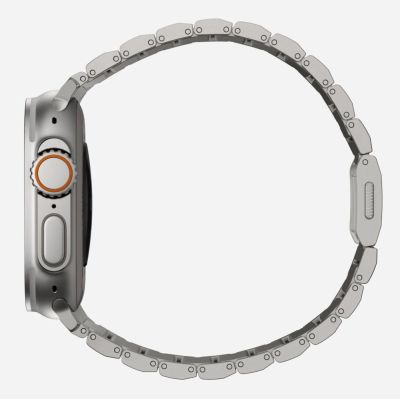 3. Tech-Protect SteelBand-Armband für Apple Watch 4 / 5 / 6 / 7 / 8 / 9 / SE / Ultra 1 / 2 (42/44/45/49 mm) – Titan