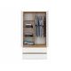6. MALWA SS-90 ARTISAN KLEIDERSCHRANK / WEISSES SET