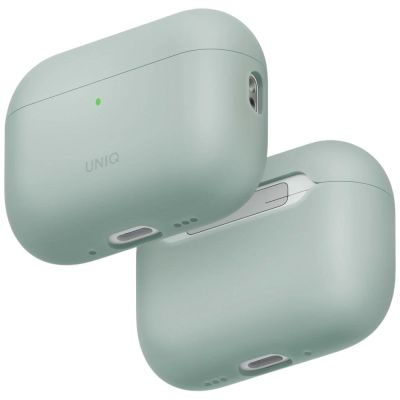 7. Uniq Lino Silikonhülle für AirPods Pro 3 – Grün