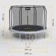 8. REBEL ACTIVE TRAMPOLINE PRO 10FT/305CM