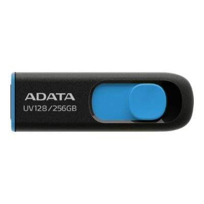5. ADATA UV128 256 GB USB-Stick, USB Typ-A 3.2 Gen 1 (3.1 Gen 1), Schwarz, Blau