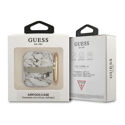 3. Guess GUA2HCHMAG AirPods decken die grau/graue Marble Strap Collection ab