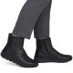 6. Rieker Z0066-00 Wasserdichte, gefütterte Damen-Lederstiefel, Schwarz